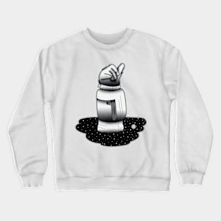 Astronaut Thumbs Up Crewneck Sweatshirt